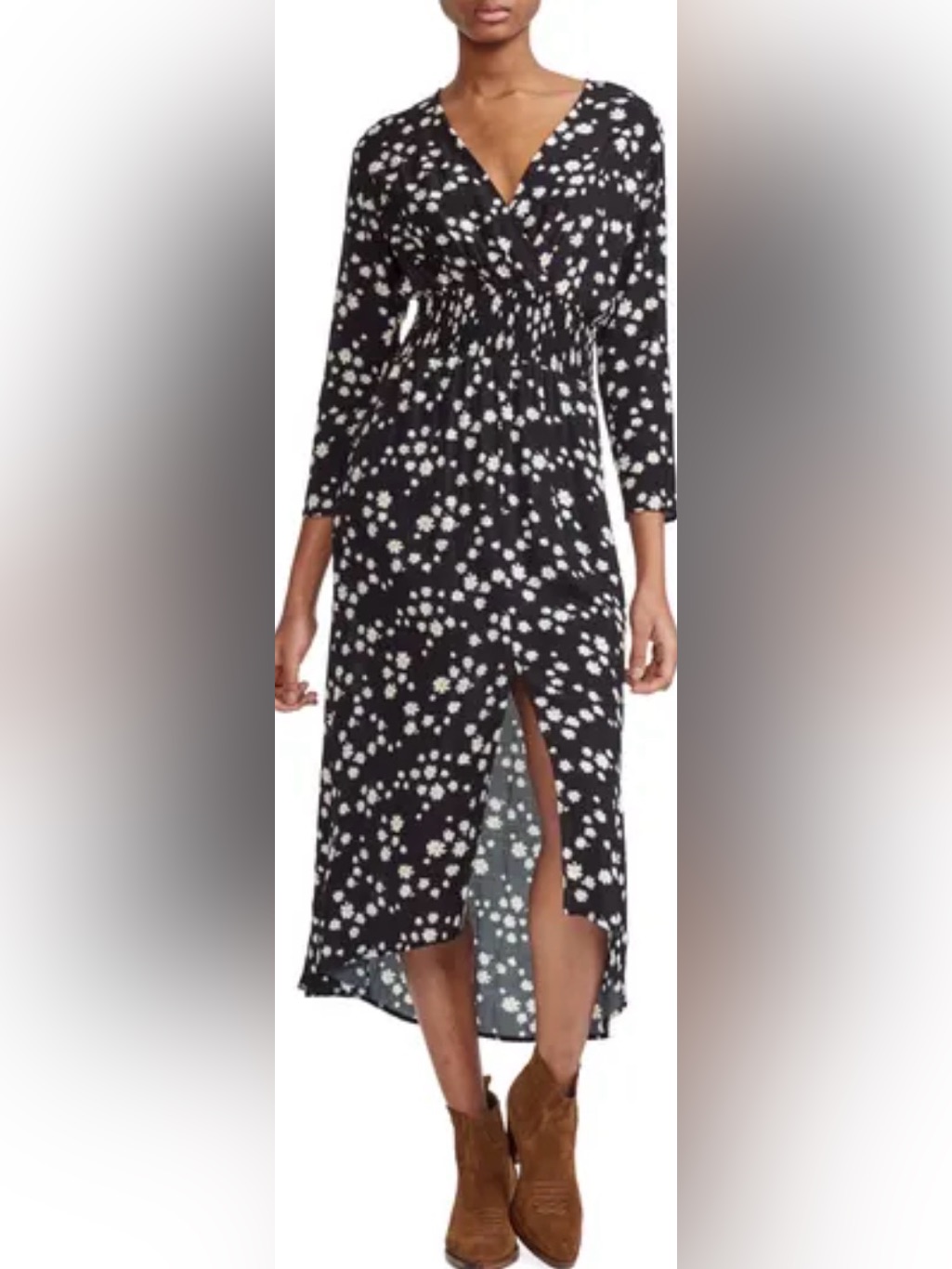 Euc Maje Rosita Daisy Floral Midi Dress
